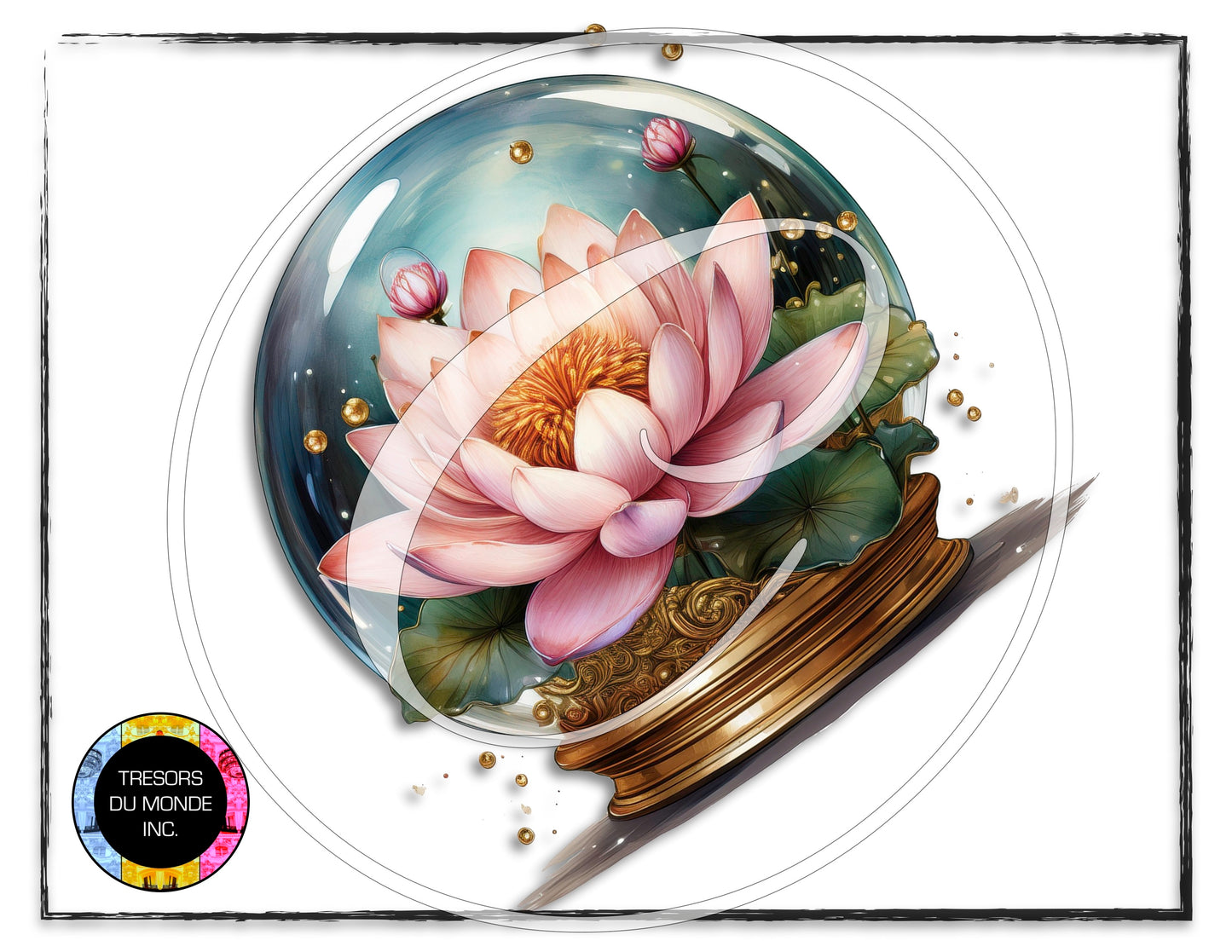 La vie en rose - Snow globe - High resolution digital solo images - Business