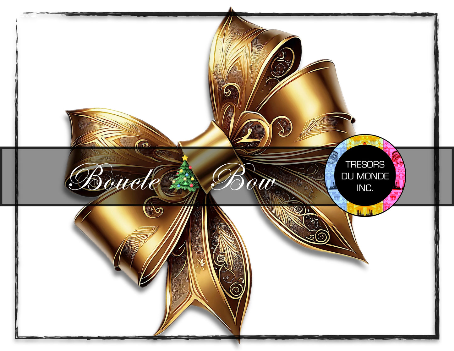 Bow to brighten your Holiday gifts - High resolution digital solo images - Business