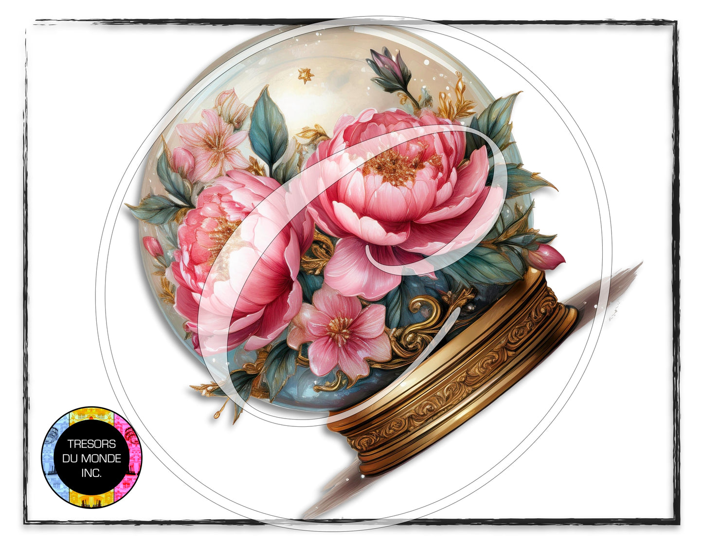 La vie en rose - Snow globe - High resolution digital solo images - Business