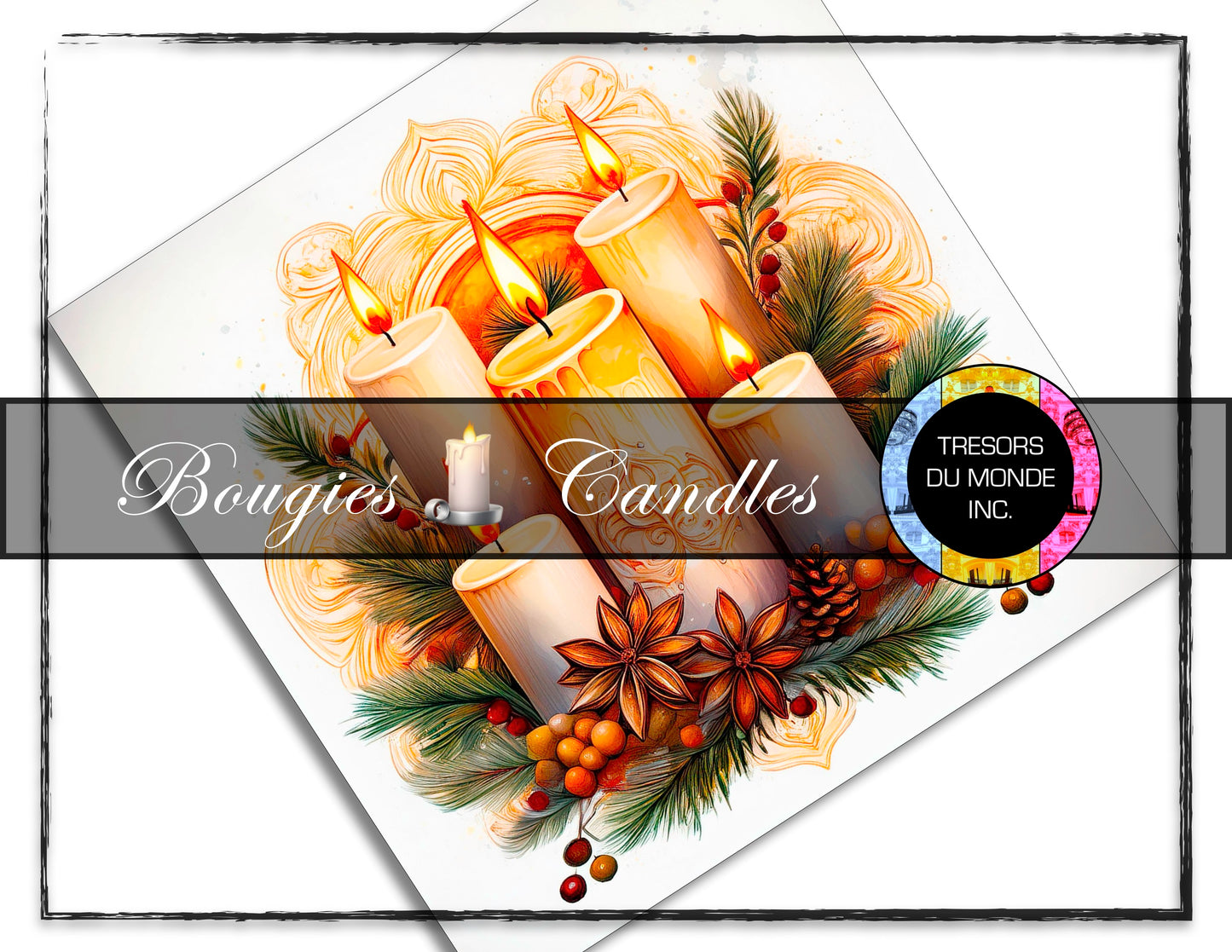 Candles - High resolution digital solo images - Business