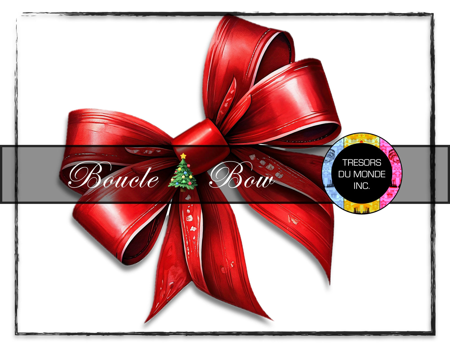 Bow to brighten your Holiday gifts - High resolution digital solo images - Business