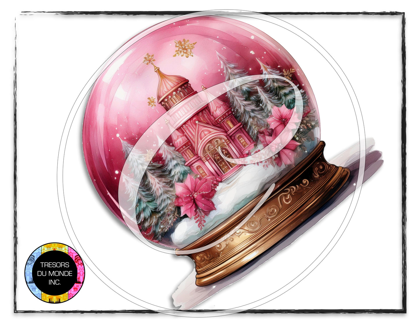 La vie en rose - Snow globe - High resolution digital solo images - Business