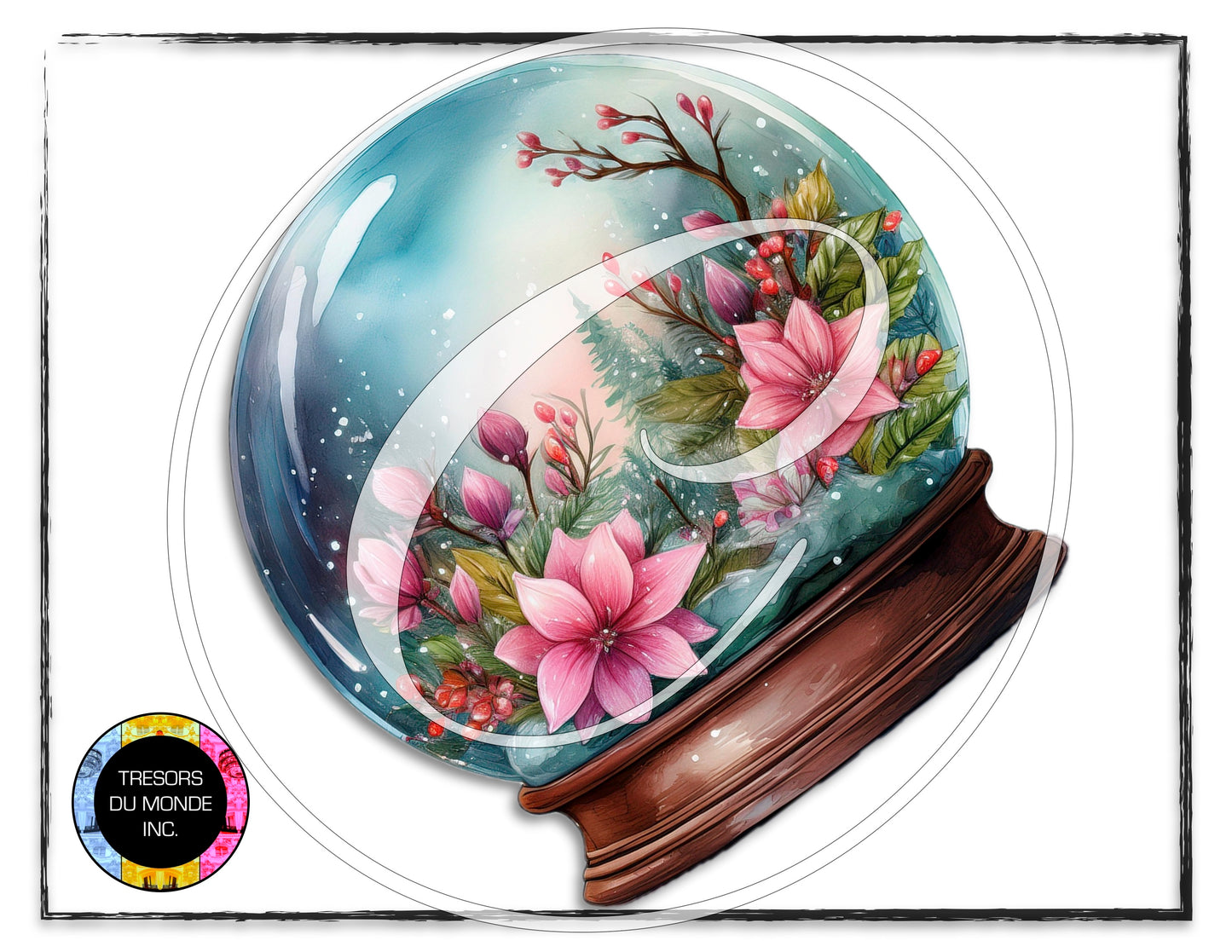 La vie en rose - Snow globe - High resolution digital solo images - Business