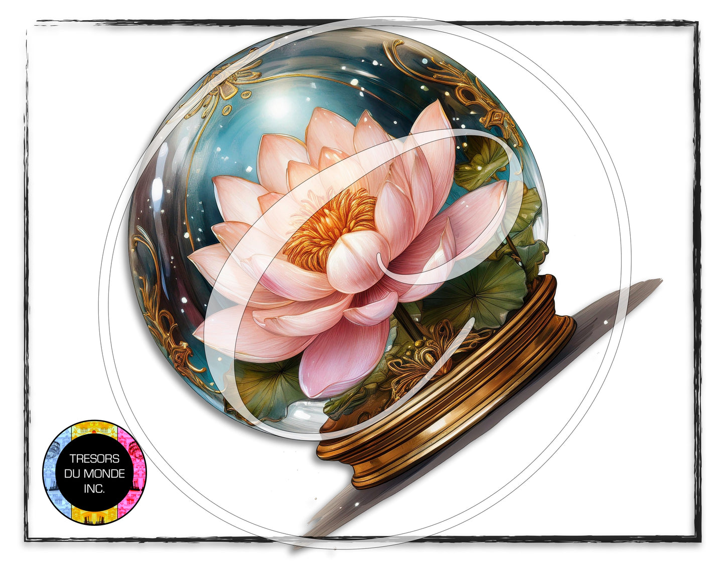 La vie en rose - Snow globe - High resolution digital solo images - Business