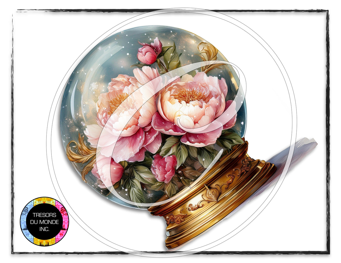 La vie en rose - Snow globe - High resolution digital solo images - Business