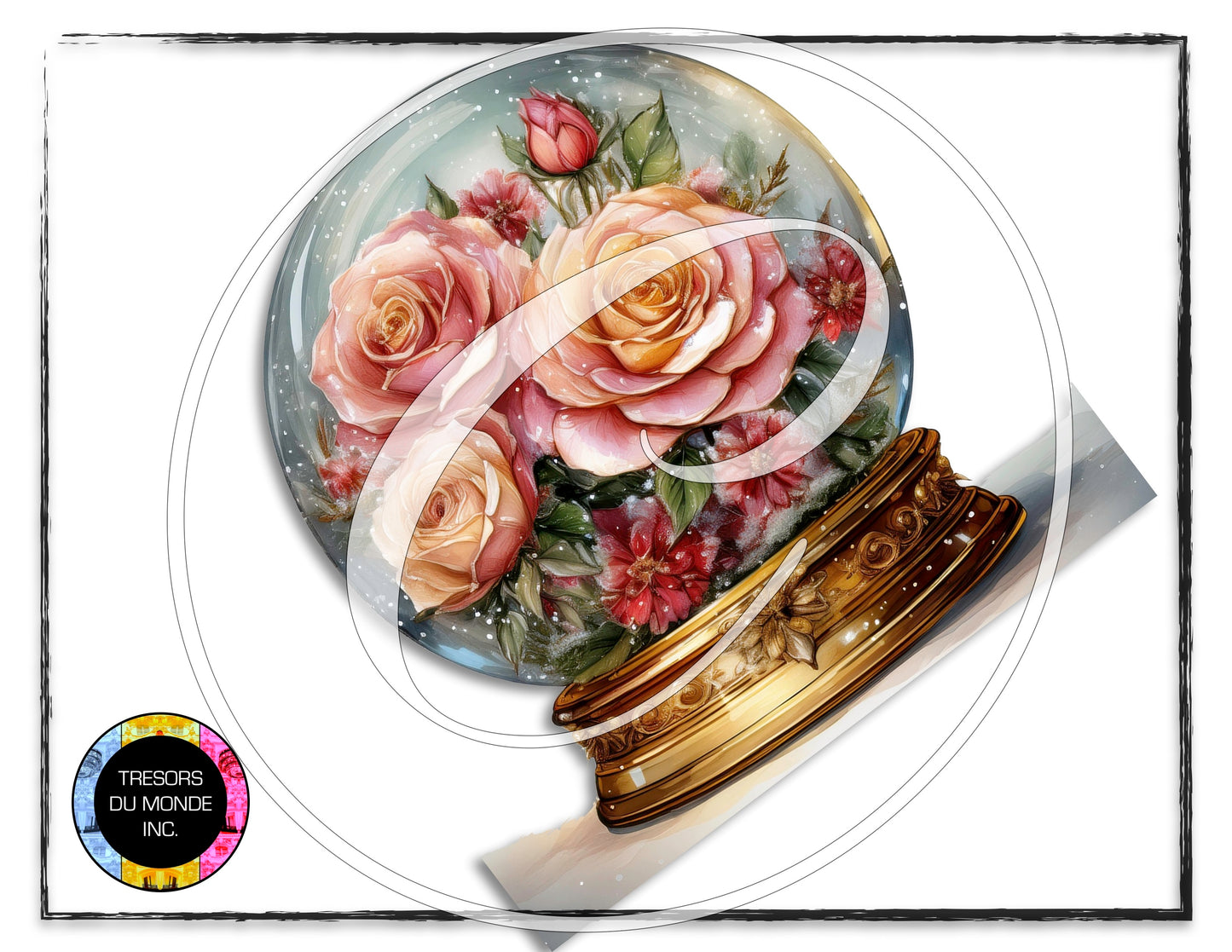La vie en rose - Snow globe - High resolution digital solo images - Business