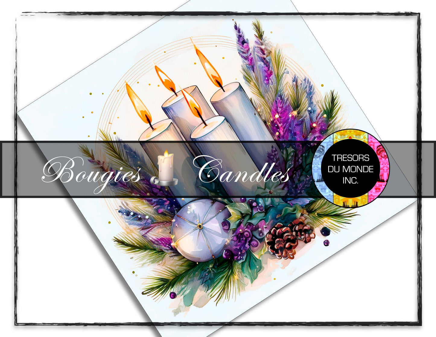 Candles - High resolution digital solo images - Business
