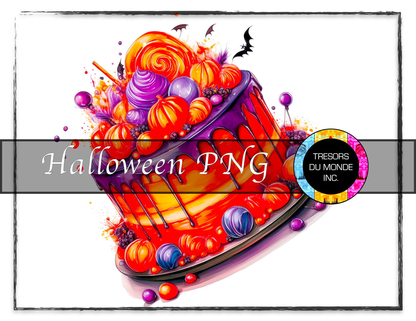 Grunge Halloween madness - High resolution digital solo images - Business