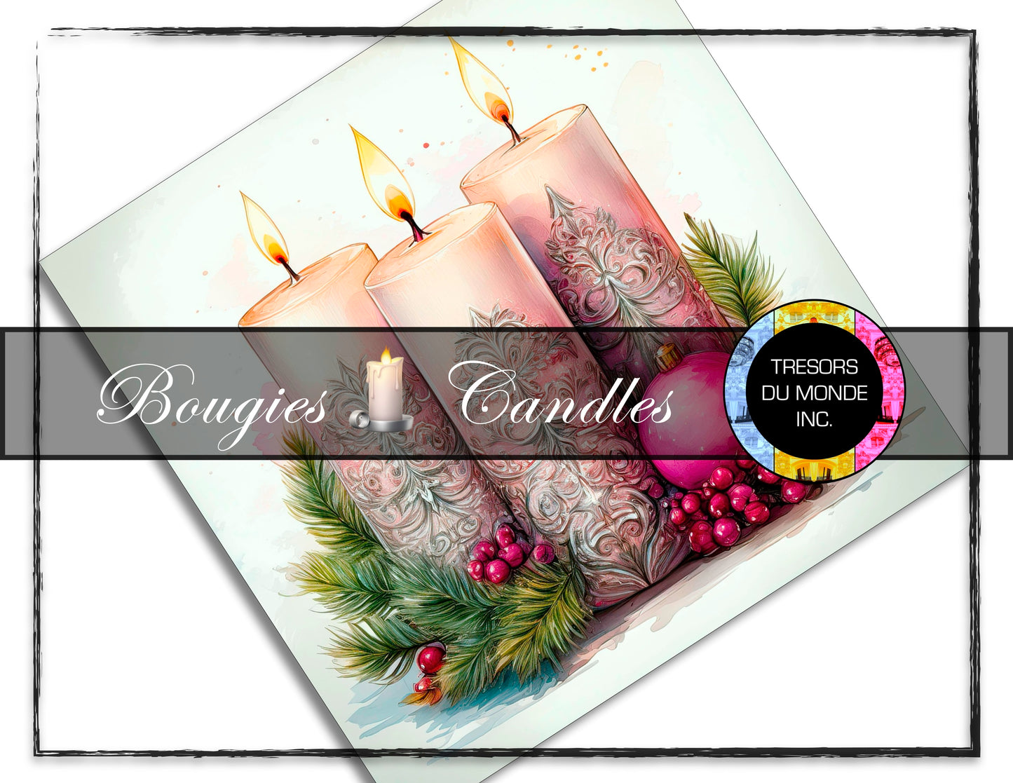 Candles - High resolution digital solo images - Business
