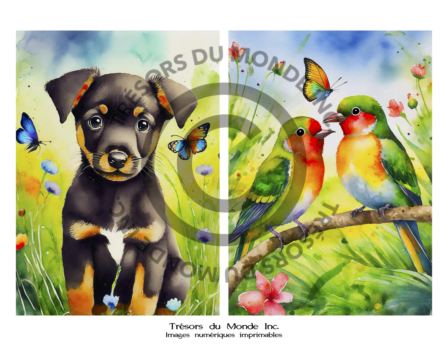 Eléments de décor - Petits animaux - Usage perso