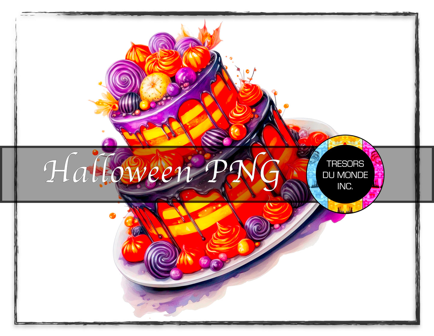 Grunge Halloween madness - High resolution digital solo images - Business
