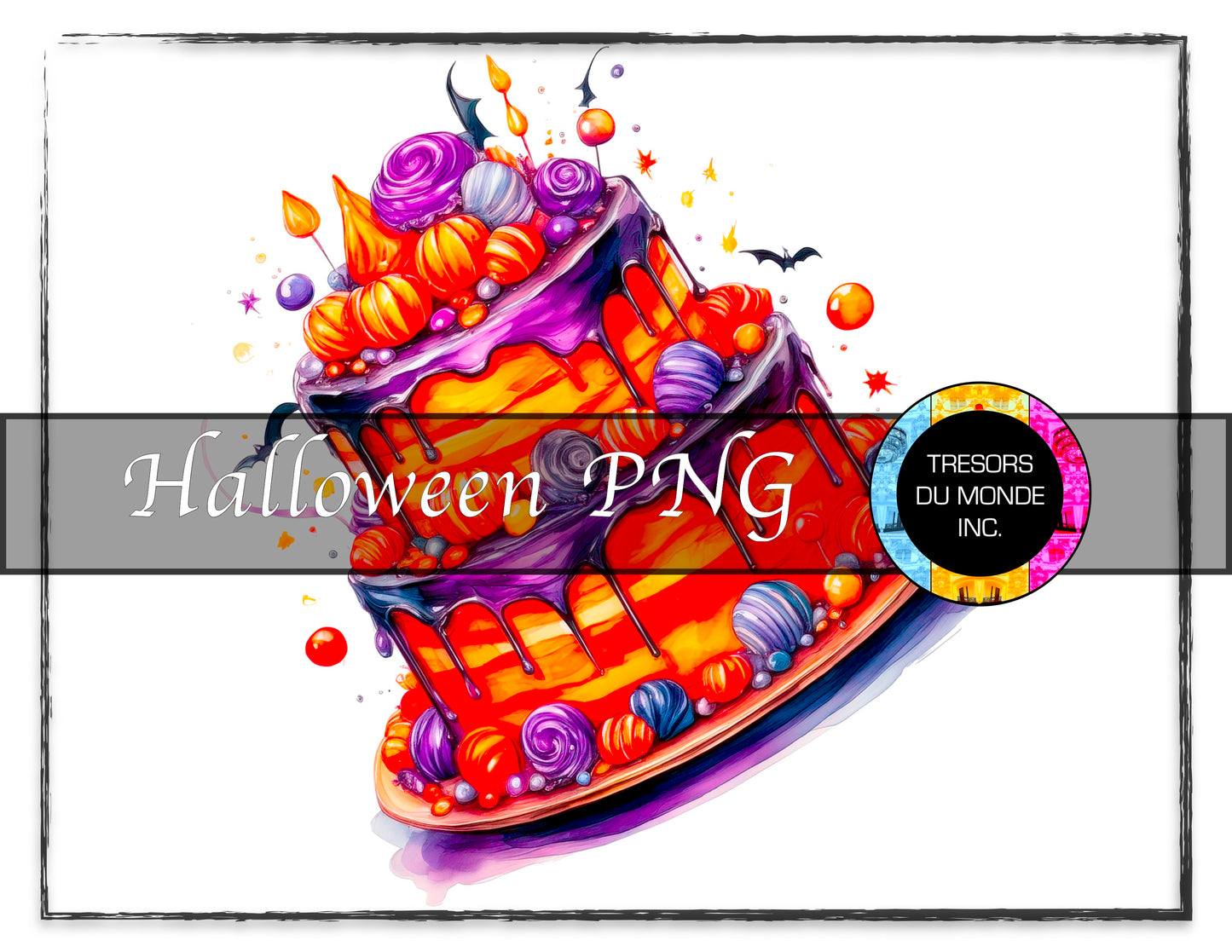 Grunge Halloween madness - High resolution digital solo images - Business