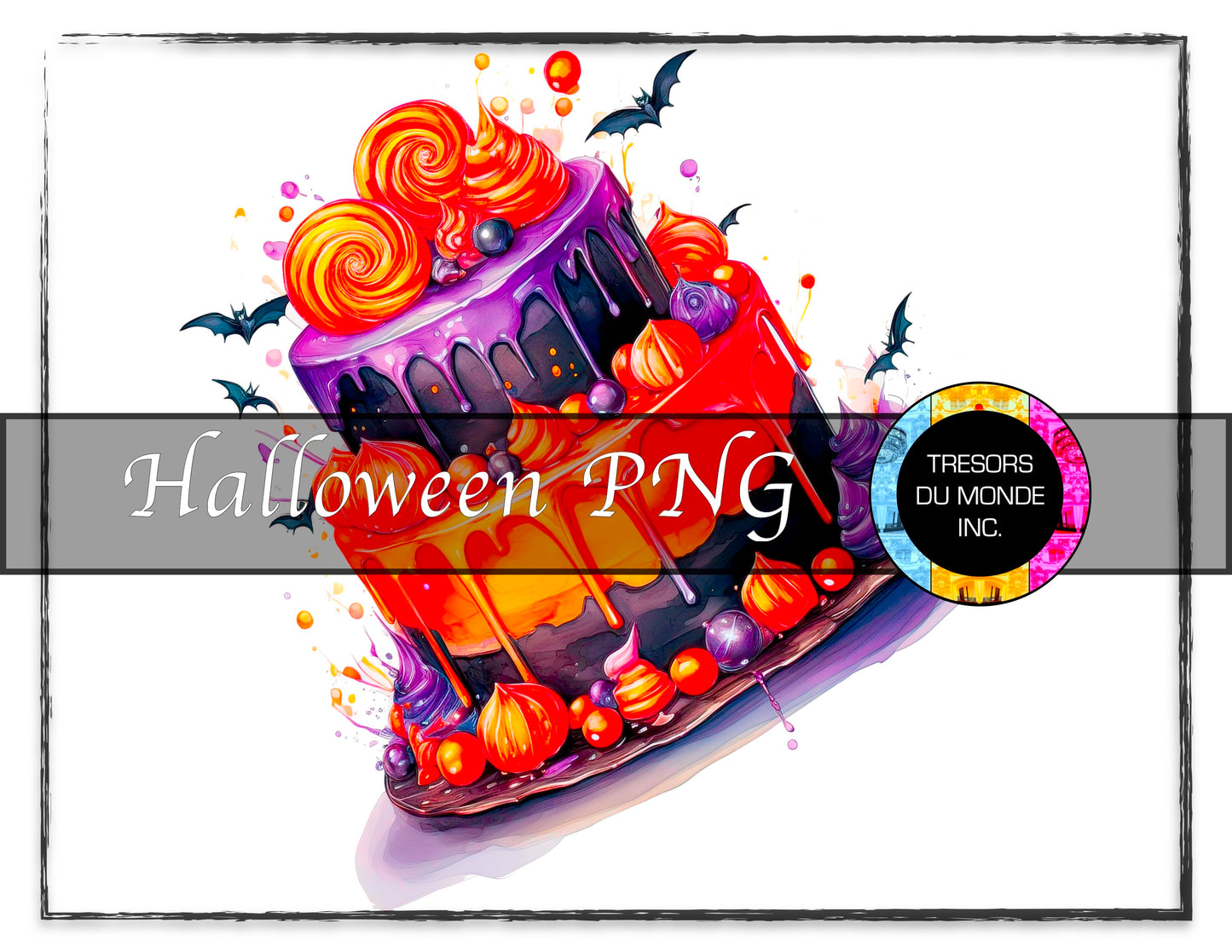 Grunge Halloween madness - High resolution digital solo images - Business