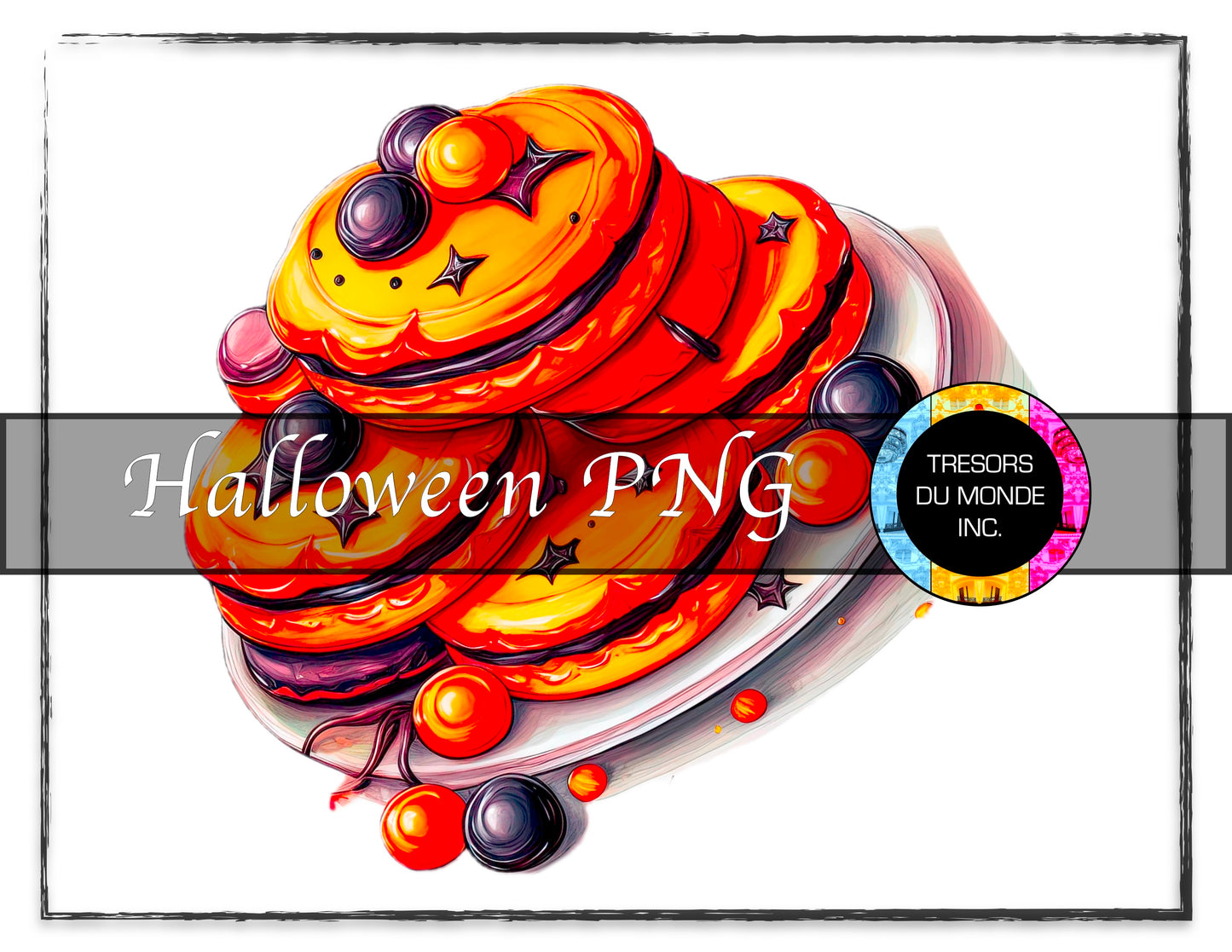 Grunge Halloween madness - High resolution digital solo images - Business