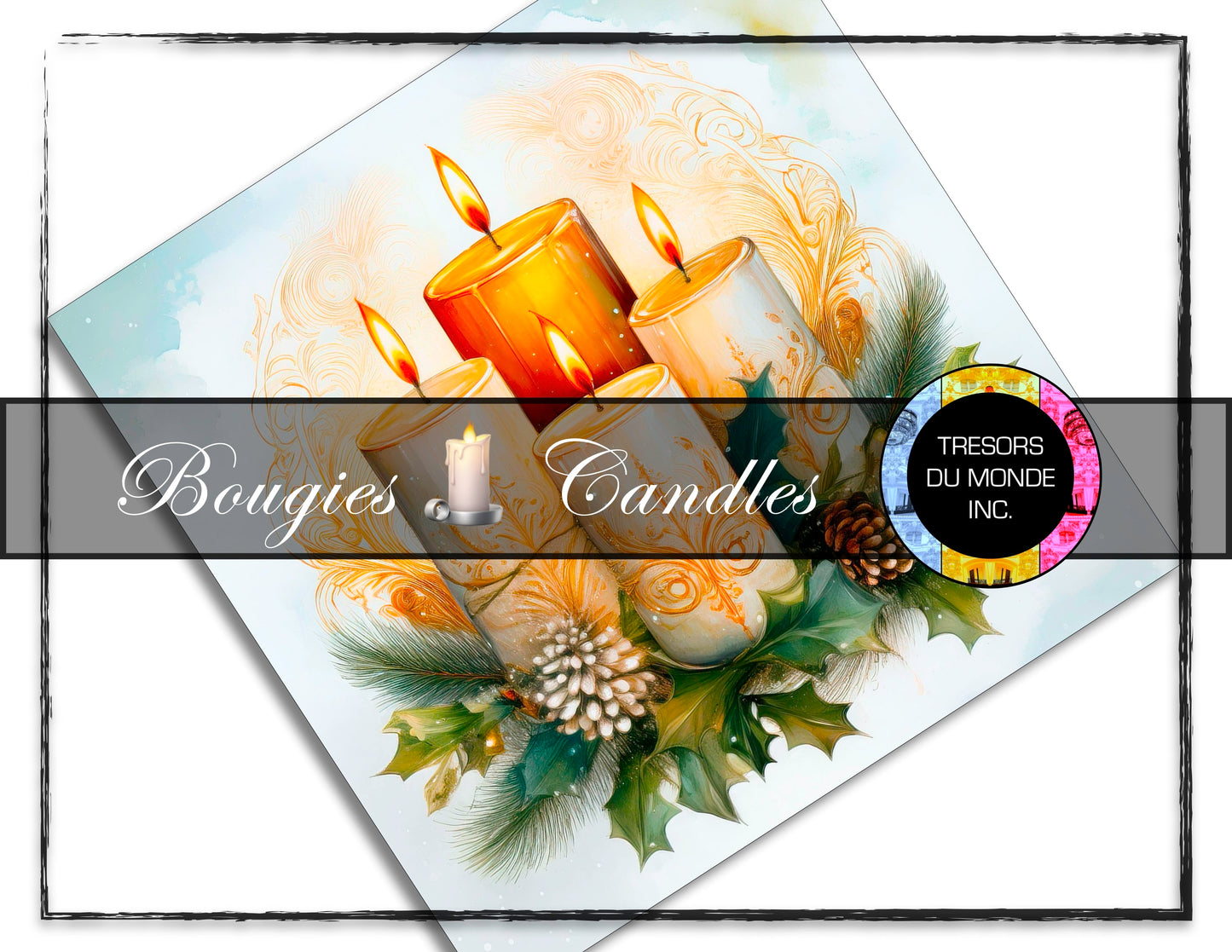 Candles - High resolution digital solo images - Business