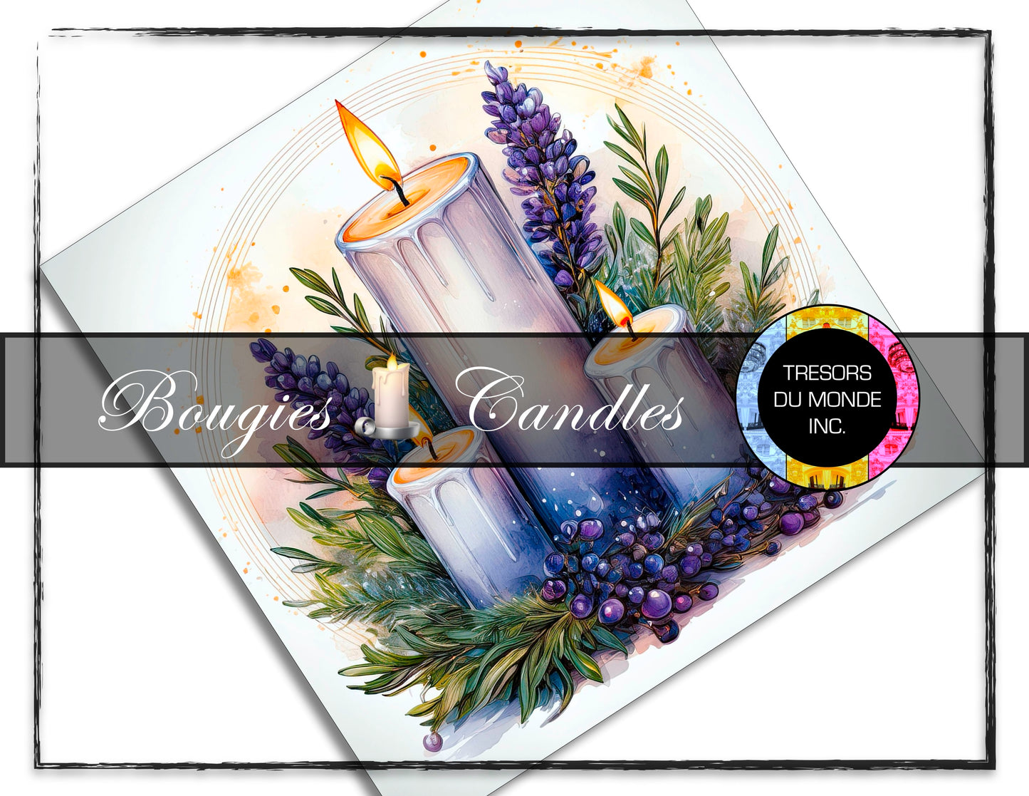 Candles - High resolution digital solo images - Business