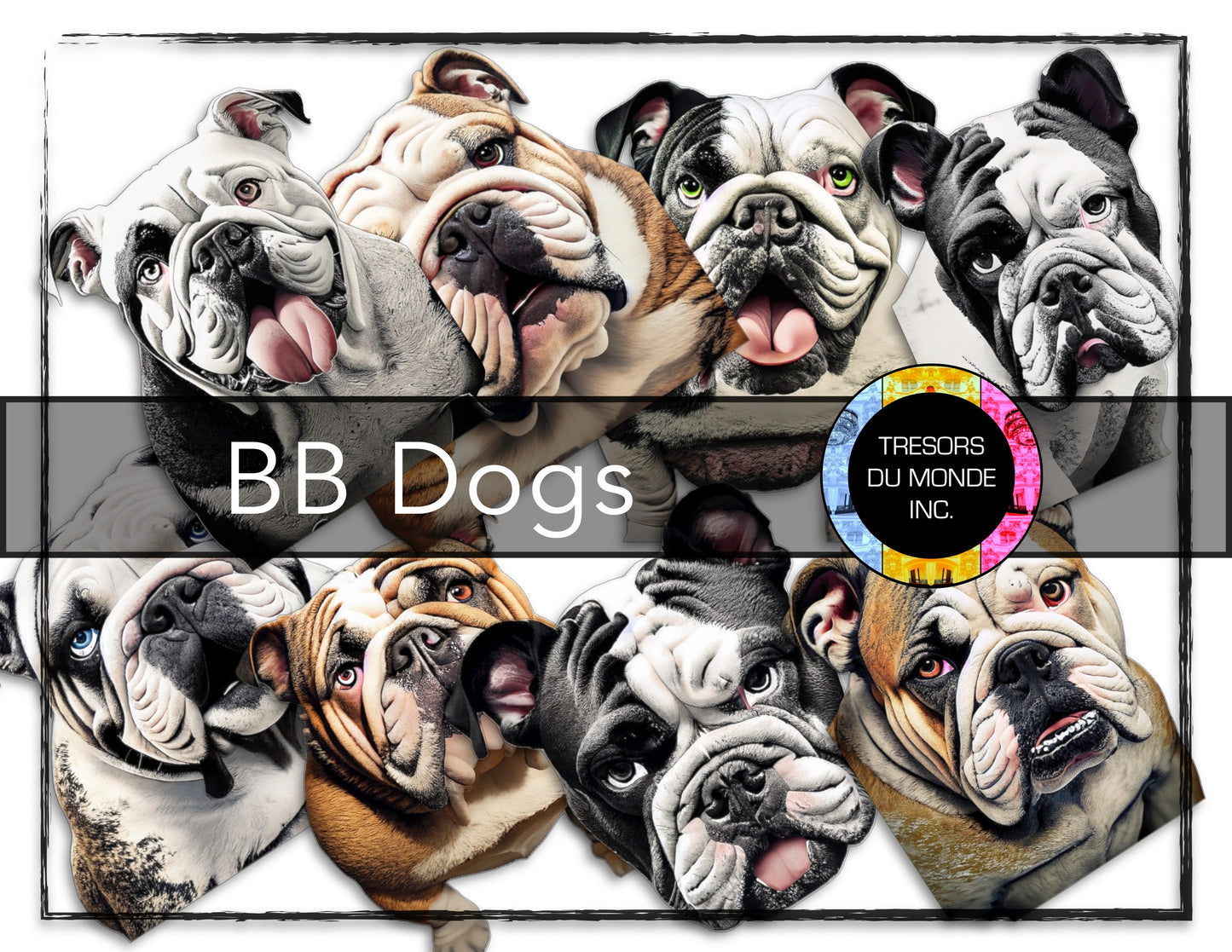 British bulldogs - High resolution digital solo images - Business