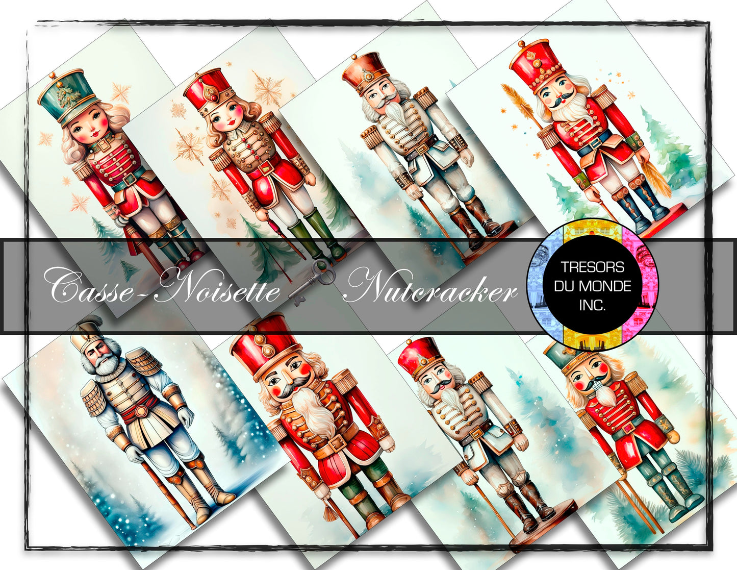 Christmas Nutcracker - High resolution digital solo images - Business