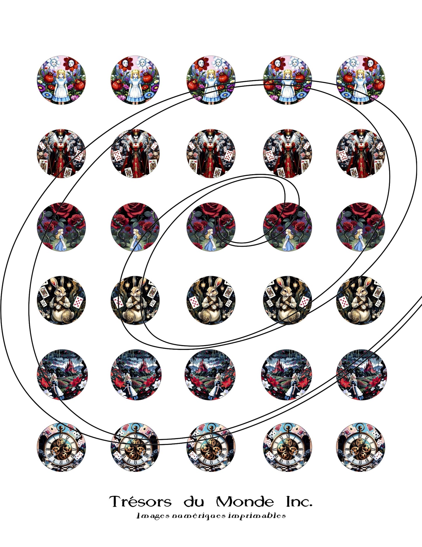 Ensemble - Mon Alice - Étiquettes et sceaux - Usage perso