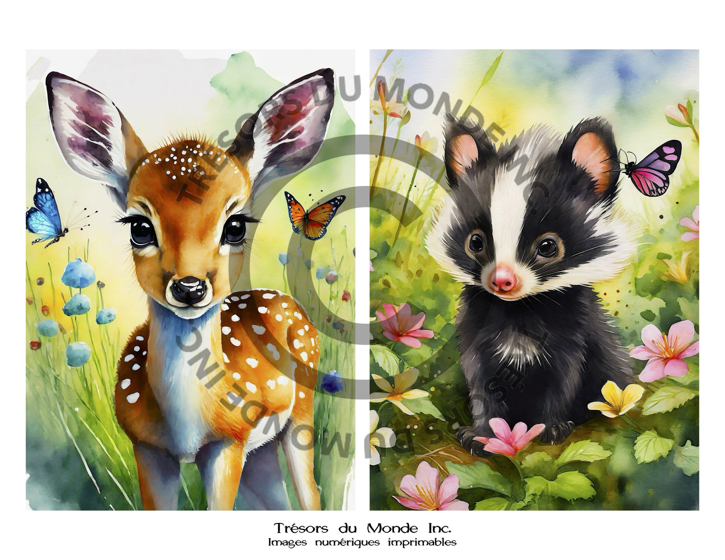 Eléments de décor - Petits animaux - Usage perso