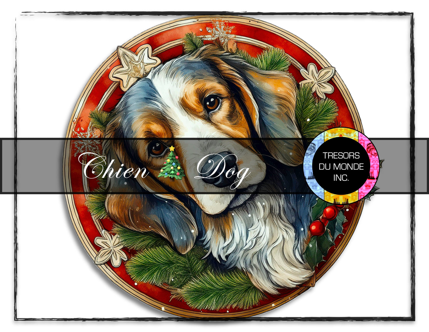 Cats and dogs - Christmas vibes - High resolution digital solo images - Business