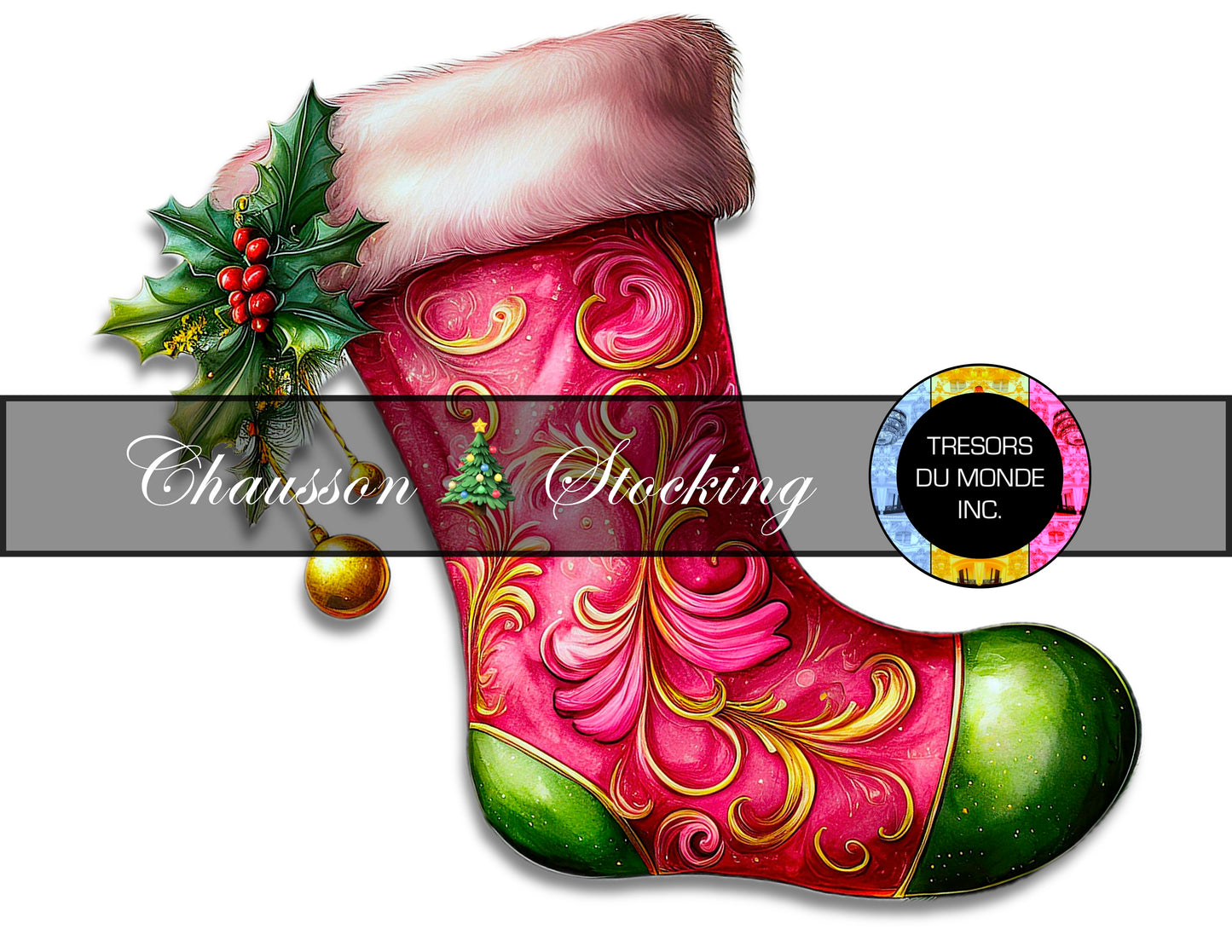 Christmas stocking - High resolution digital solo images - Business