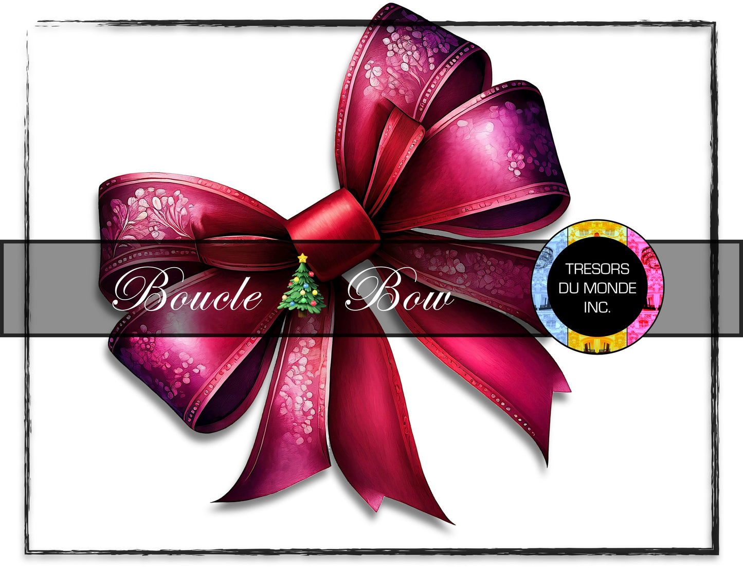 Bow to brighten your Holiday gifts - High resolution digital solo images - Business