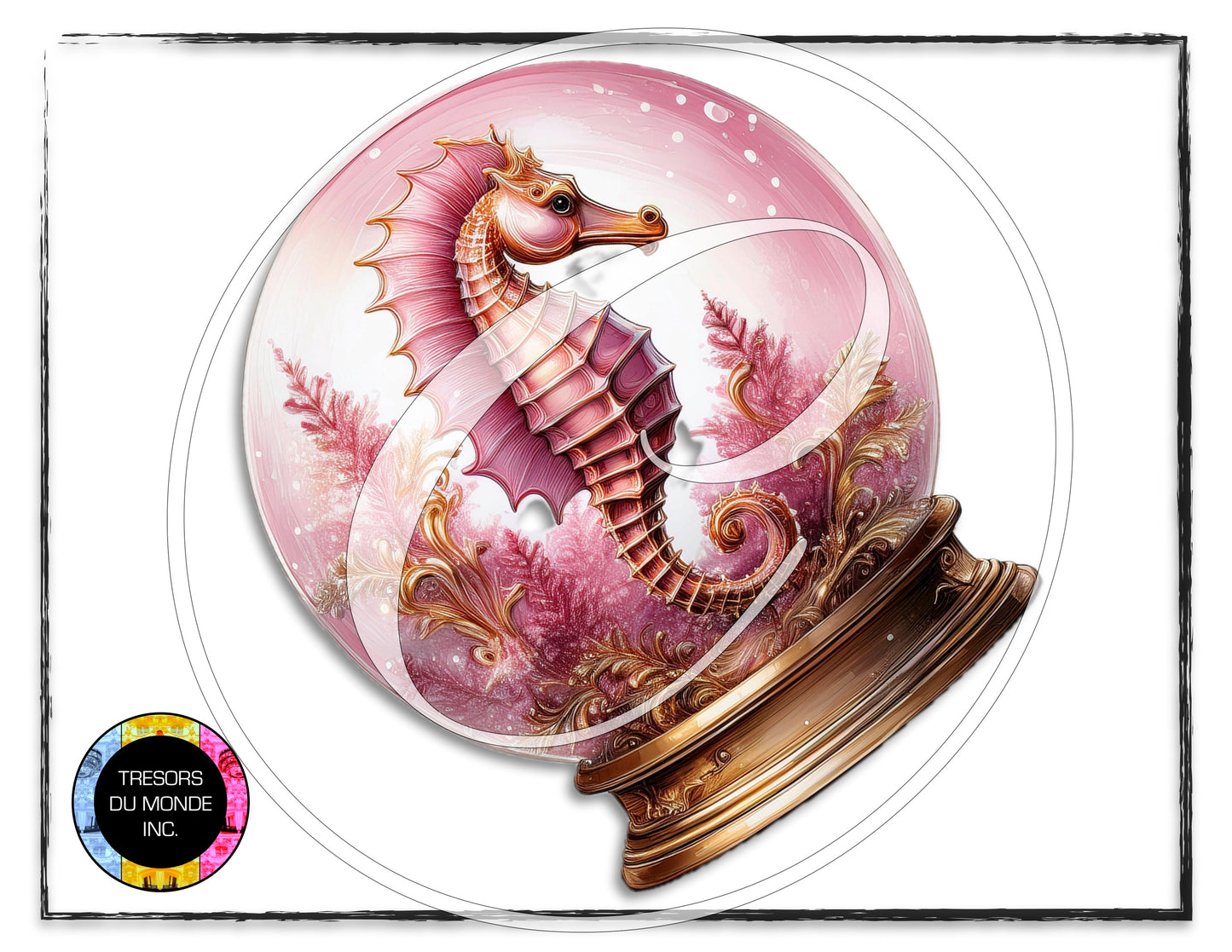 La vie en rose - Snow globe - High resolution digital solo images - Business