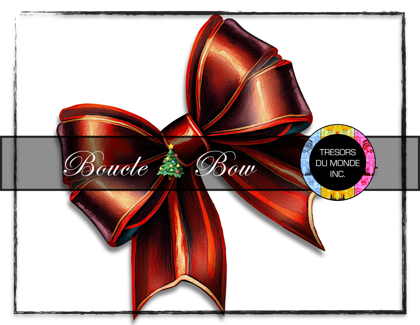 Bow to brighten your Holiday gifts - High resolution digital solo images - Business