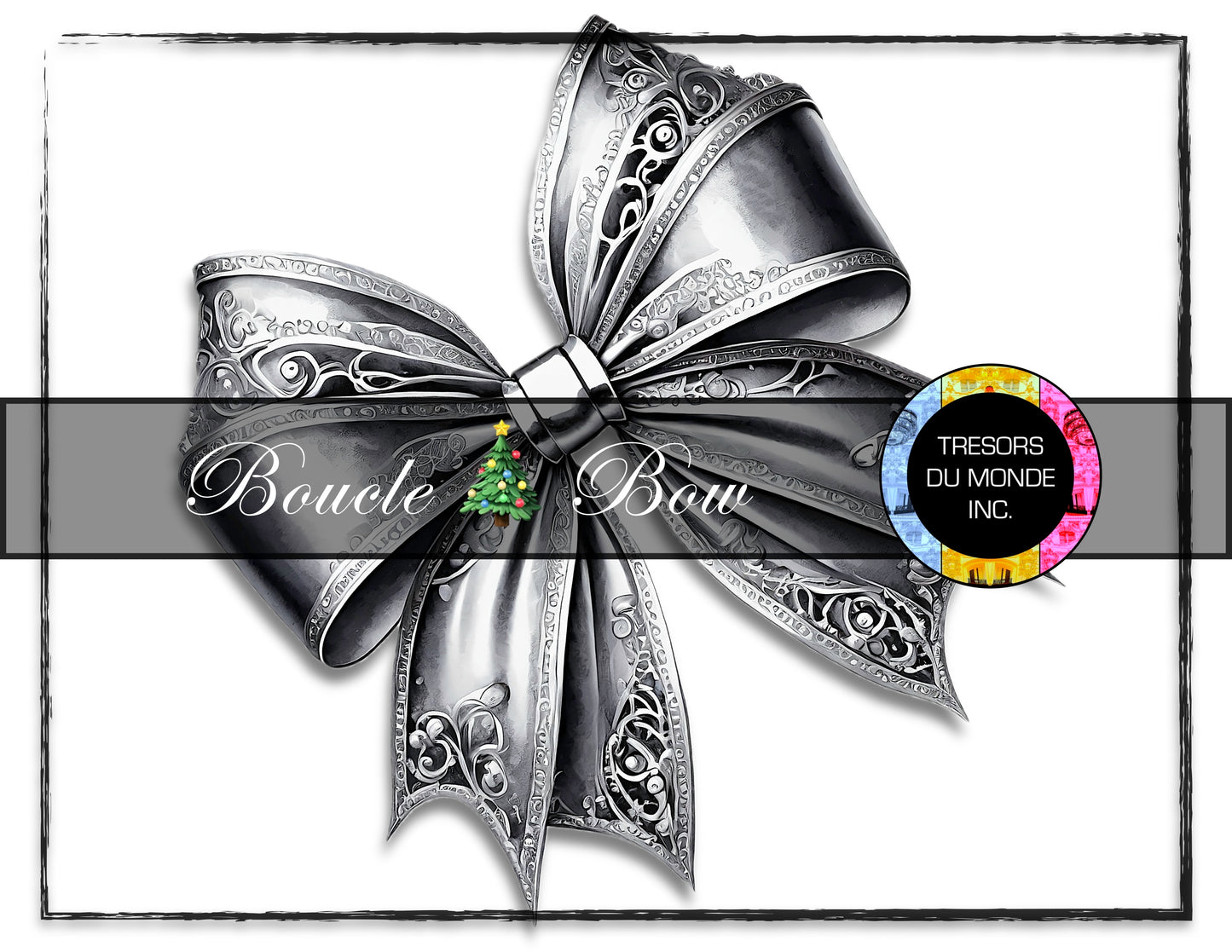 Bow to brighten your Holiday gifts - High resolution digital solo images - Business