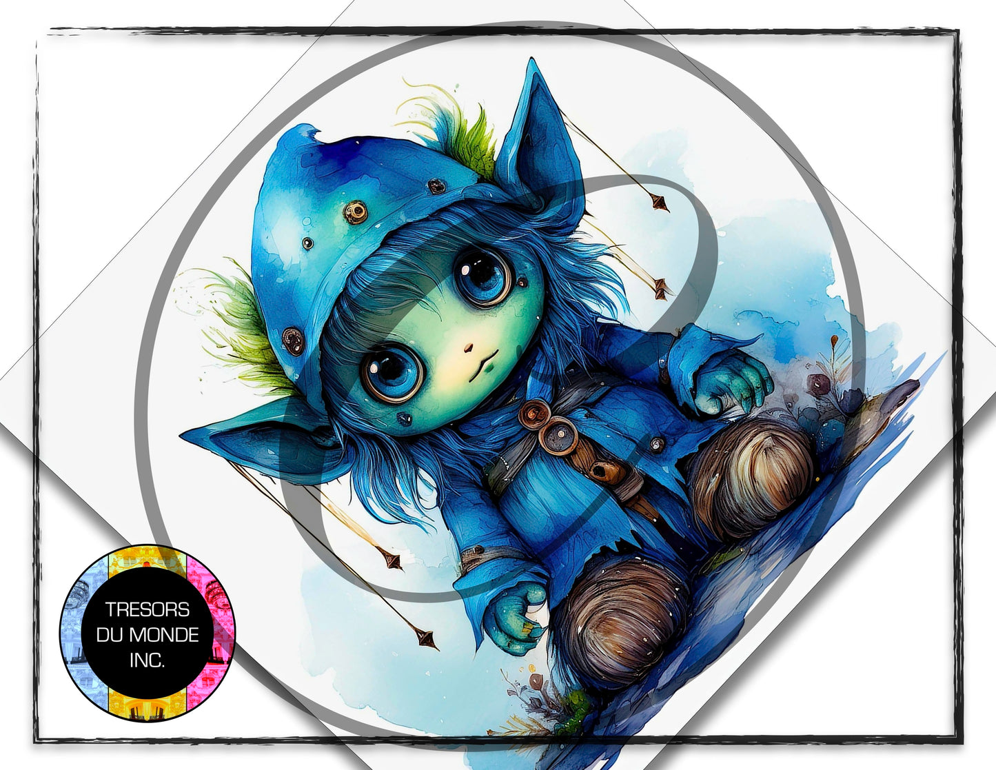 Blue eyed hobbits - High resolution digital solo images - Business
