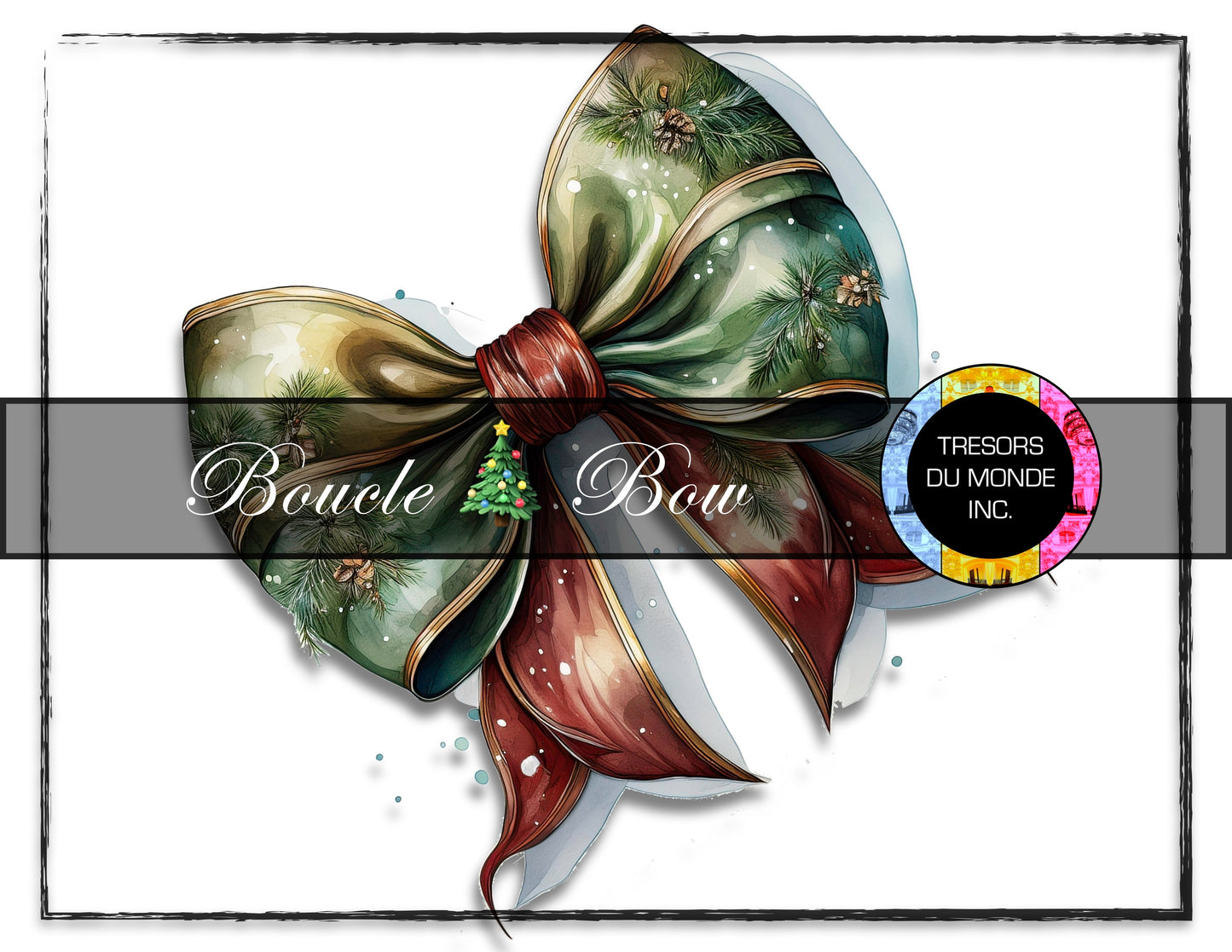 Bow to brighten your Holiday gifts - High resolution digital solo images - Business