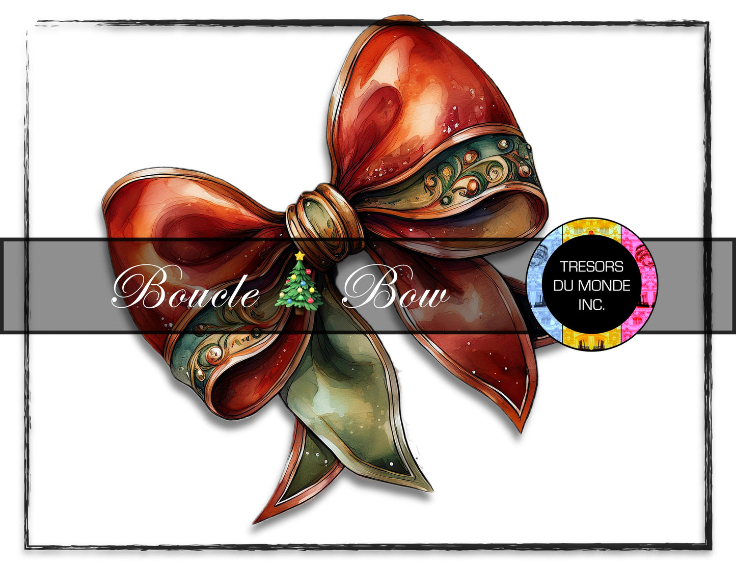 Bow to brighten your Holiday gifts - High resolution digital solo images - Business