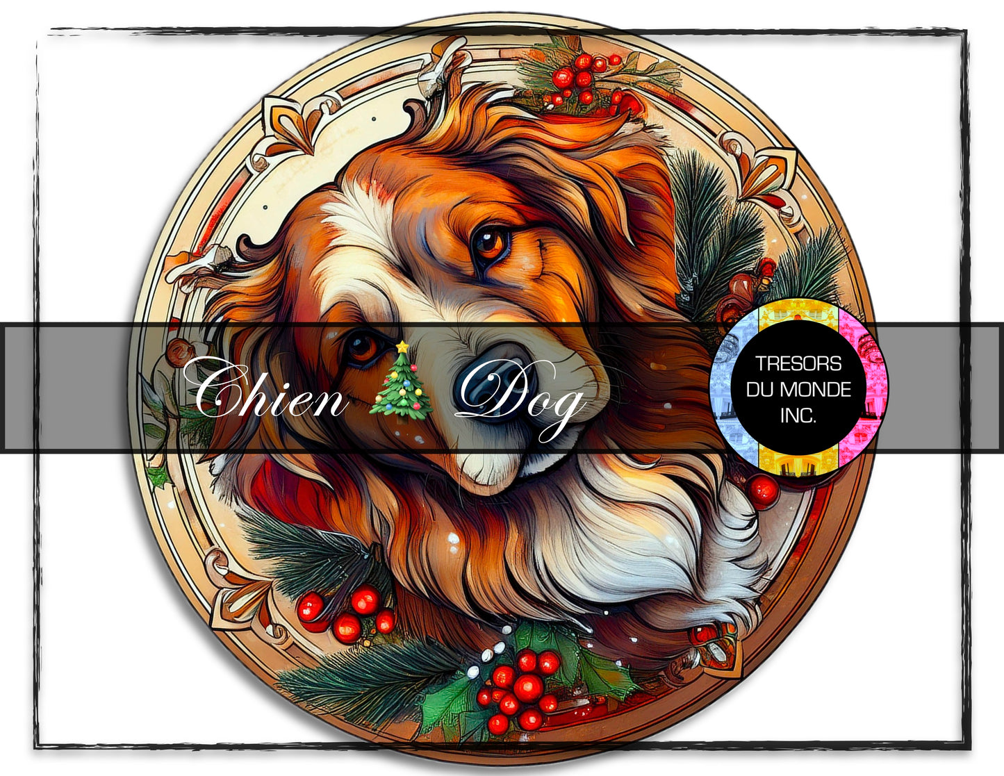 Cats and dogs - Christmas vibes - High resolution digital solo images - Business