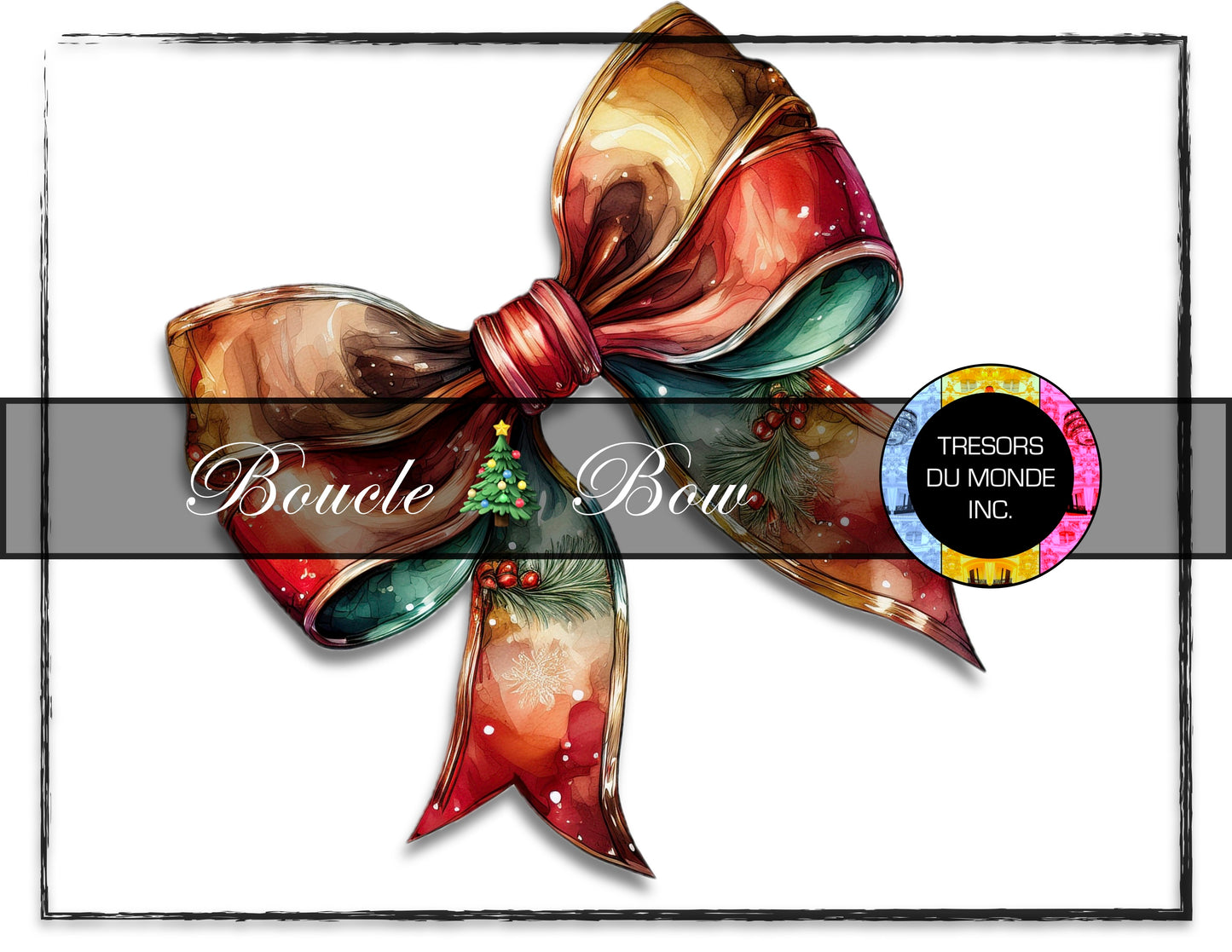Bow to brighten your Holiday gifts - High resolution digital solo images - Business
