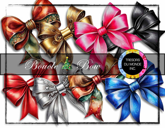 Bow to brighten your Holiday gifts - High resolution digital solo images - Business