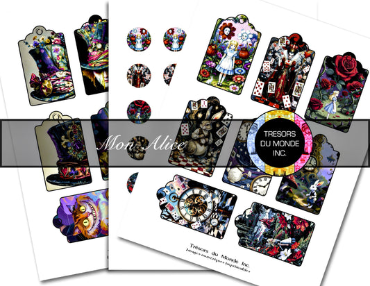 Ensemble - Mon Alice - Étiquettes et sceaux - Usage perso