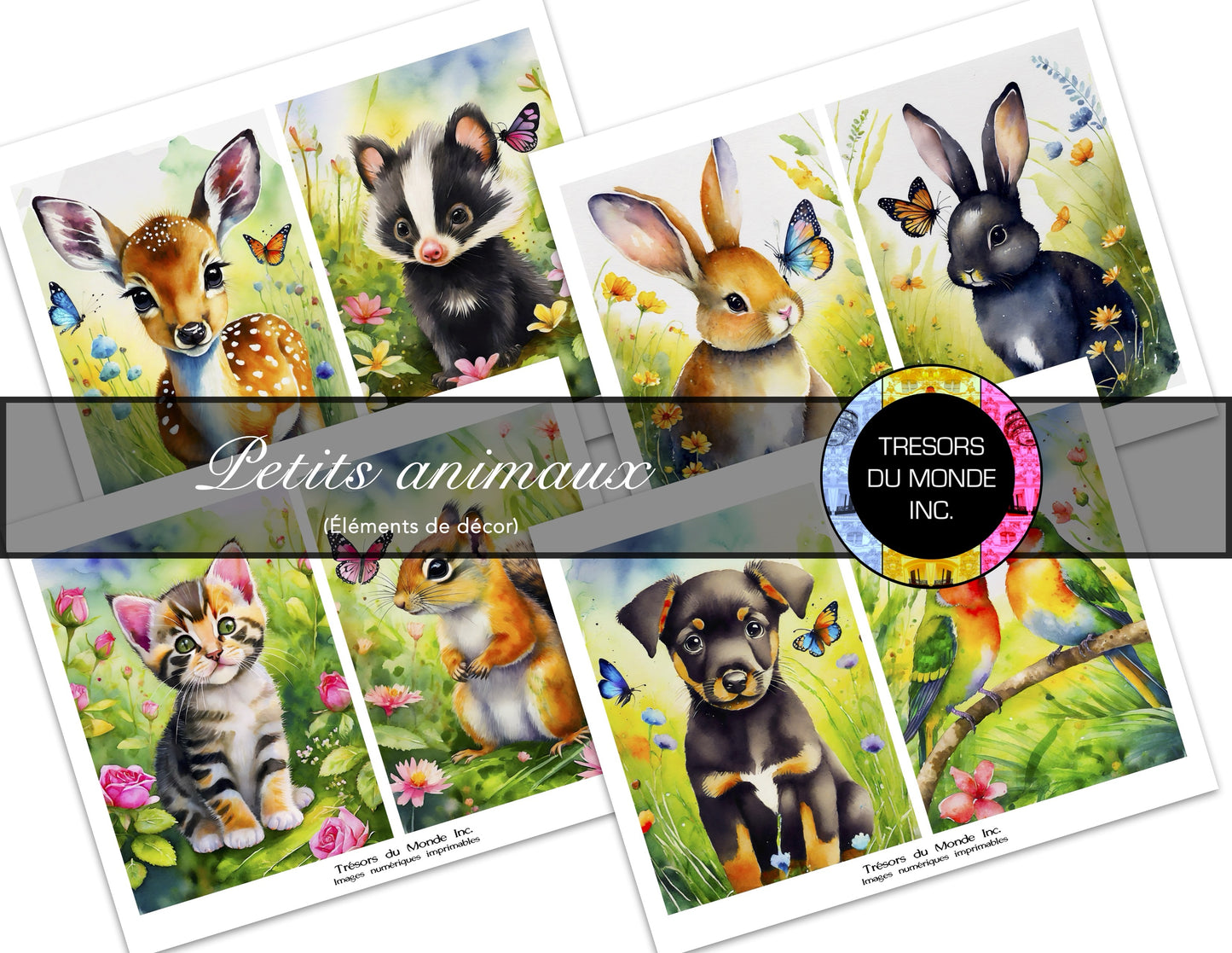 Eléments de décor - Petits animaux - Usage perso