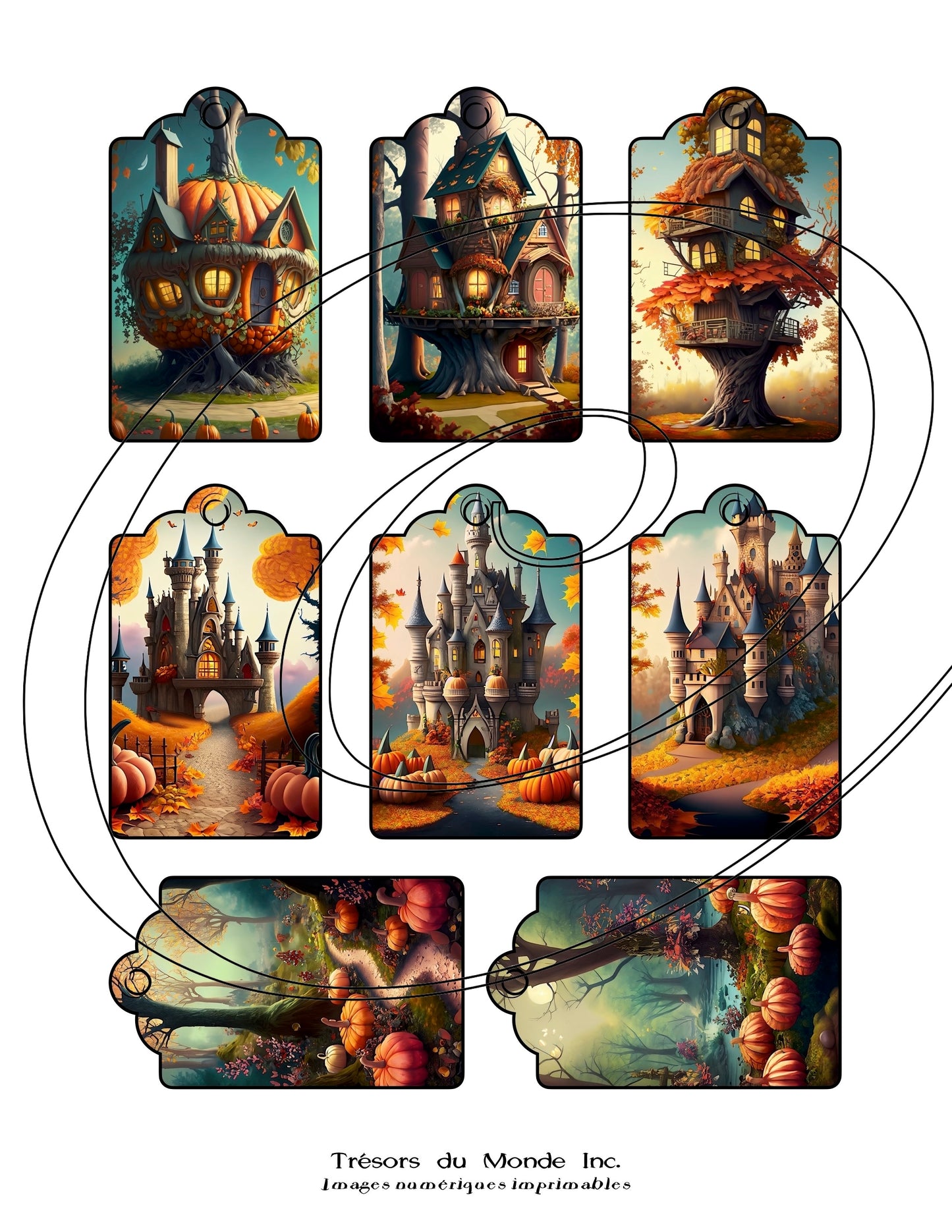 Étiquettes cadeaux - Temps des fêtes - Usage perso