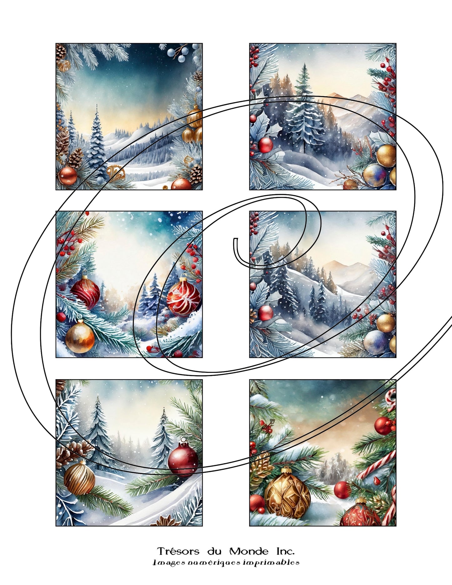 Étiquettes pour jarres - Temps des fêtes - Usage perso