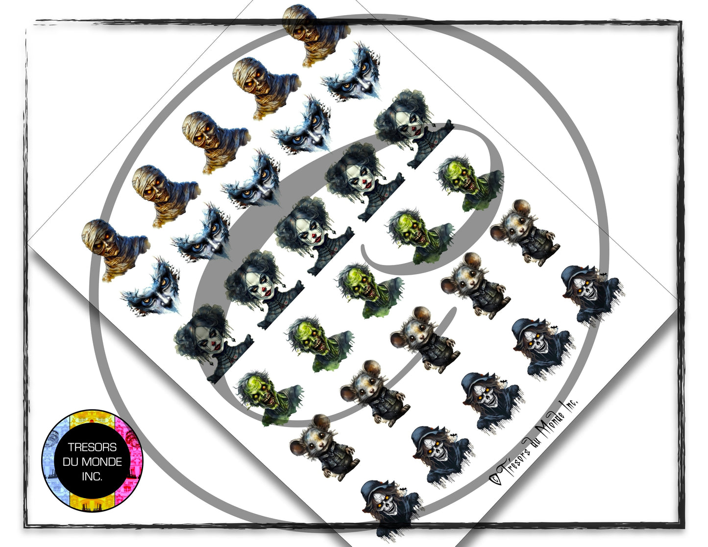 Ephemera numériques - Horreur d'Halloween mini - Usage perso