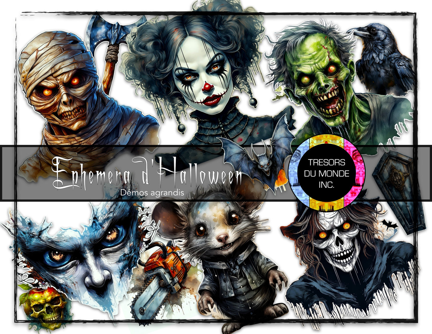 Ephemera numériques - Horreur d'Halloween mini - Usage perso