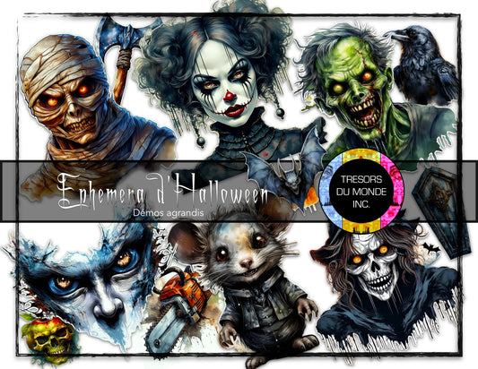 Ephemera numériques - Horreur d'Halloween mini - Usage perso